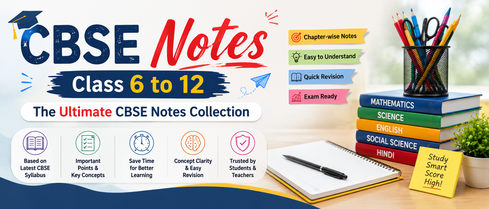 cbse notes class 6 to 12